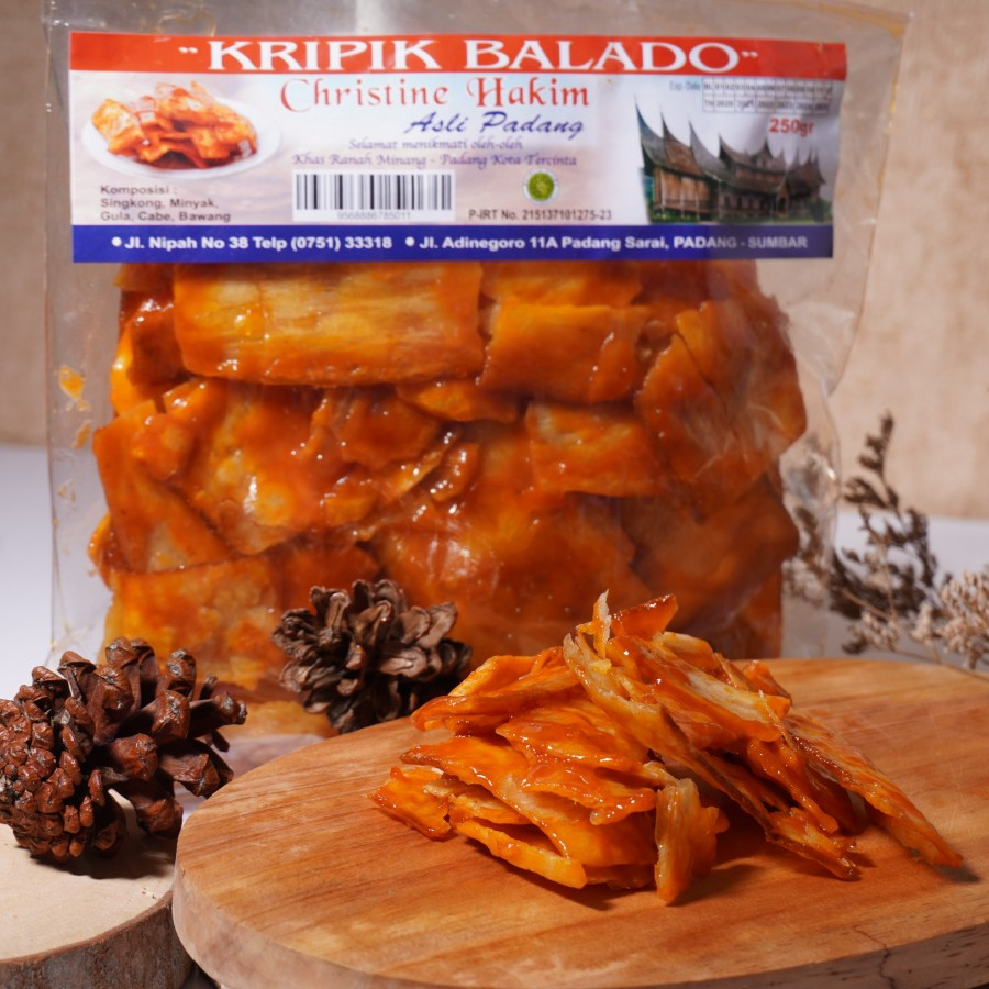 

Keripik Singkong Balado Panjang Christine Hakim 250gr