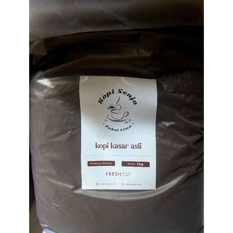 

Kopi Bubuk Murni Aroma Khas Tumbuk Kasar 1kg || Single Origin Coffee