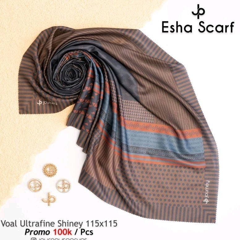 NEW HIJAB JOURNEY ORI PREMIUM MOTIF ESHA