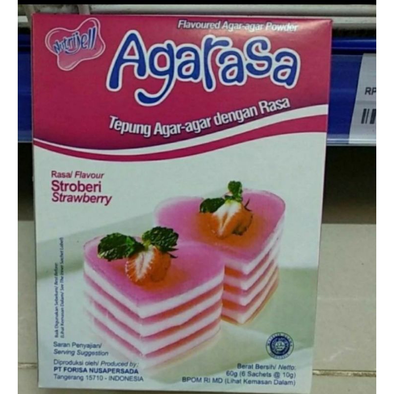 

agarasa strawberry isi 6pcs x 10gr