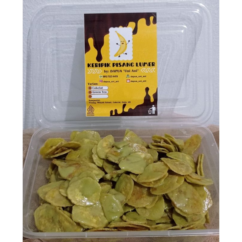 

KERIPIK PISANG LUMER 1 BOX 250gr, ENAK, MURAH, PREMIUM