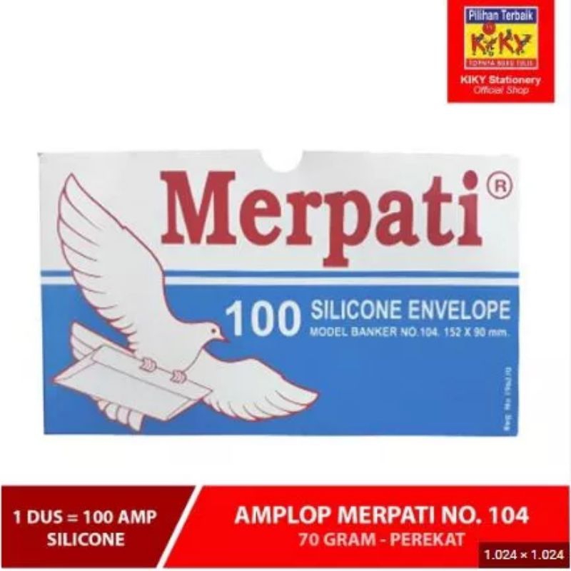 

Amplop Merpati Tanggung isi 100