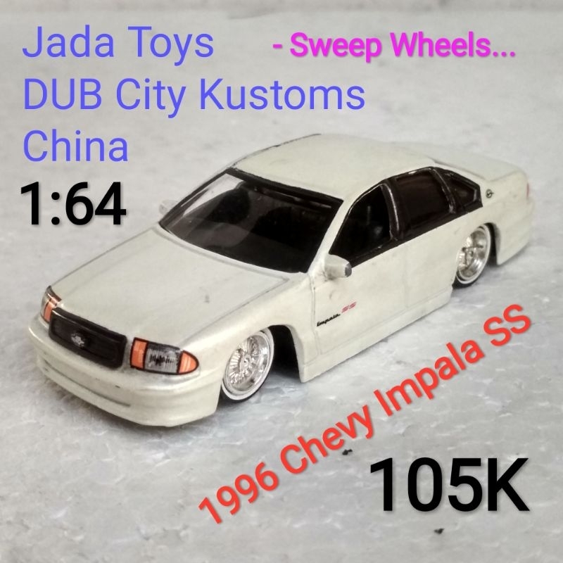 Jada Toys Skala 64 DUB City Kustoms 1996 Chevy Impala SS