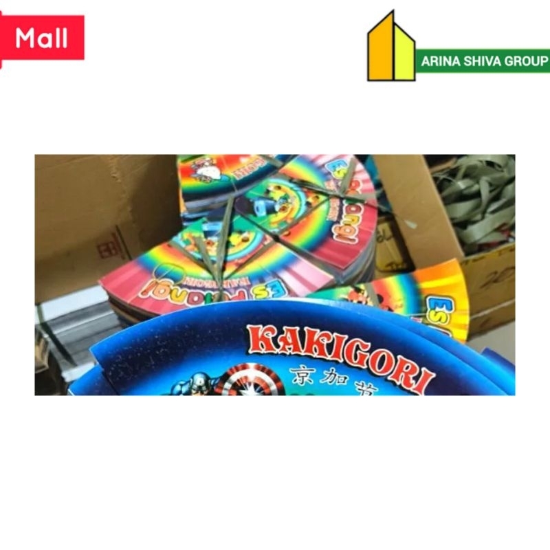 

100 LEMBAR KERTAS ES SALJU VIRAL | BUNGKUS KERTAS ES PELANGI PRODUK TERBARU | KEMASAN ES KAKIGORI MURAH BAHAN IVORY PUTIH HIGH QUALITY | CONTONG ES SERUT | CENTRAL JAYA ABADI | ARINA SHIVA GROUP 100