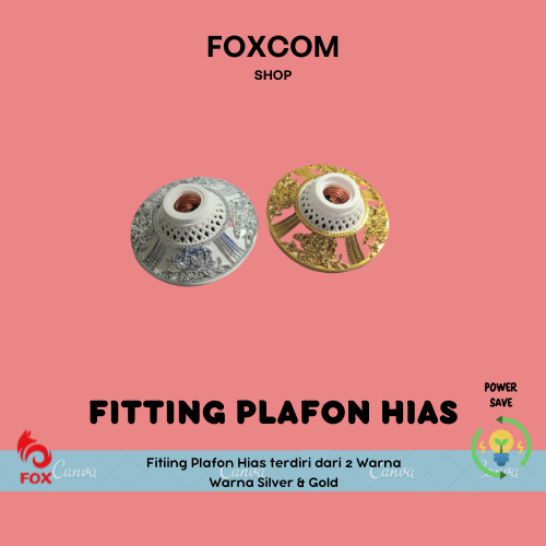 Fitting Lampu Plafon Hias / Fitting Plafon / Fitting Lampu Hias Moderen