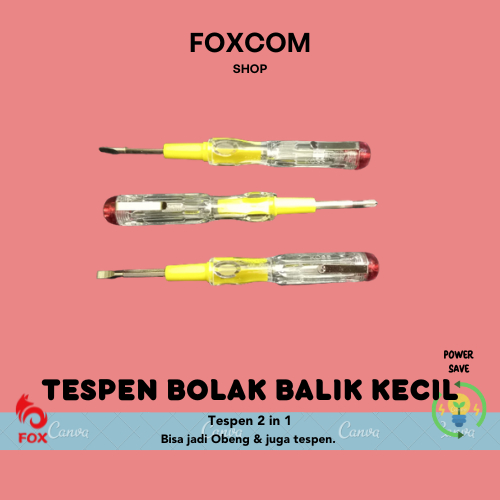 TESPEN BOLAK BALIK/TESPEN KECIL 2 IN 1 OBENG+TESPEN/TESPEN MURAH/TESPEN MAGNET