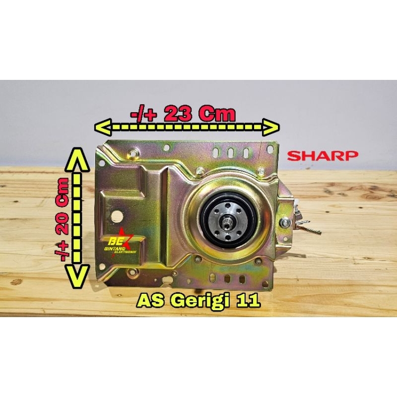 GEAR BOX MESIN CUCI SHARP GEARBOX MESIN CUCI OTOMATIS GIRBOK MESIN CUCI AUTOMATIC SHARP NO 1