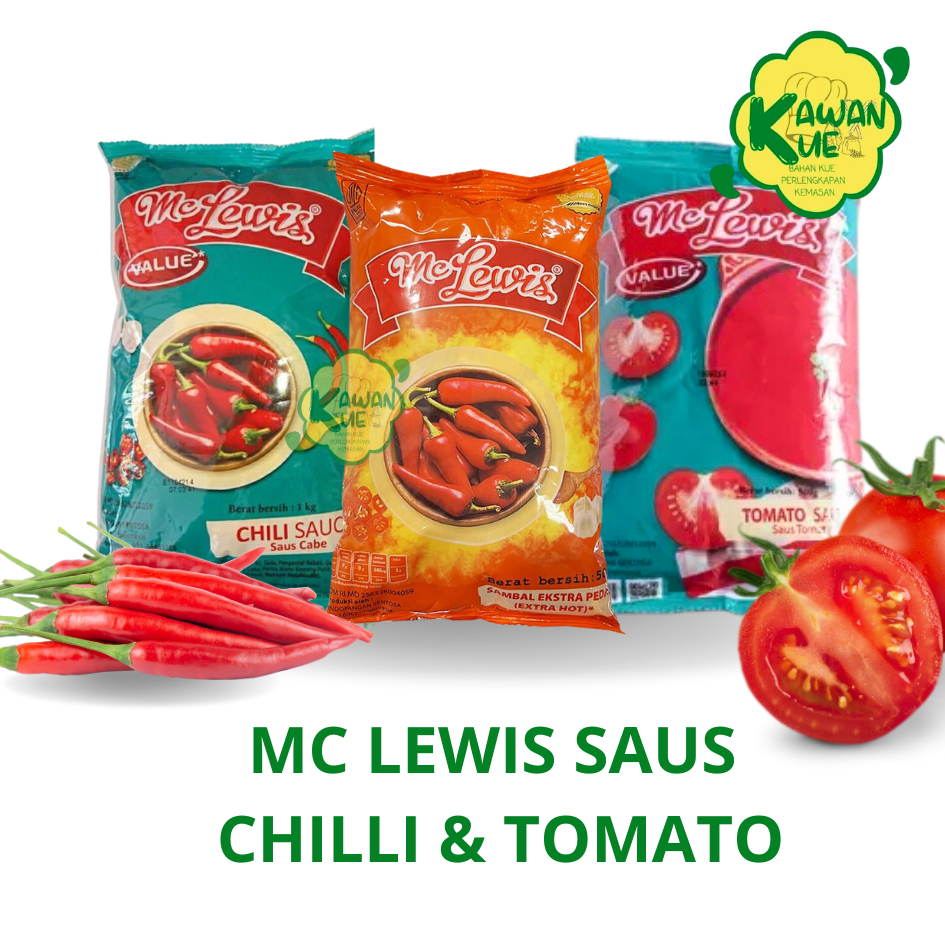 

MC LEWIS SAUS TOMAT , CHILLI & EXTRA HOT Kemasan 1kg , SAUS TOMAT , SAUS SAMBAL , SAUS MURAH , SAUS , CABE ,