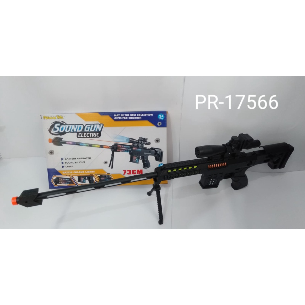 MAINAN PISTOL SNIPER LAMPU DAN SUARA  PR-17566
