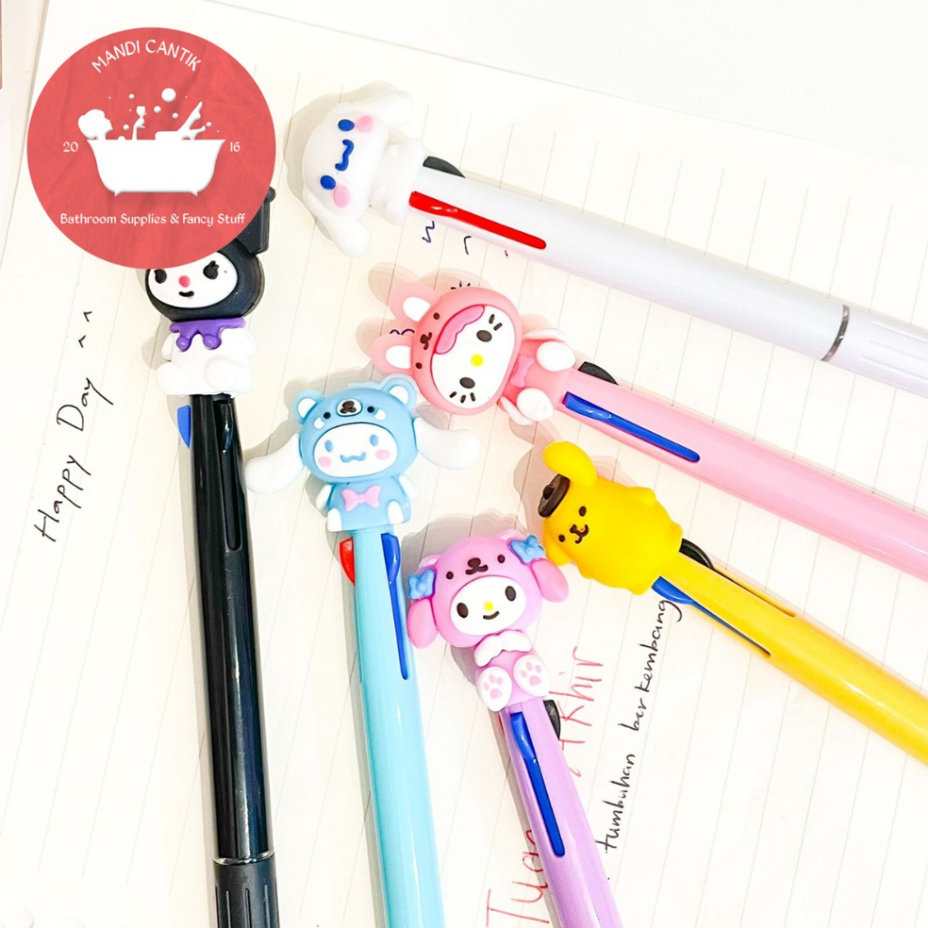 

PULPEN 3 WARNA SANRIO TINTA HITAM BIRU MERAH SOUVERNIR COD TERMURAH BAGUS LUCU IMUT ALAT-ALAT SEKOLAH AESTHETIC