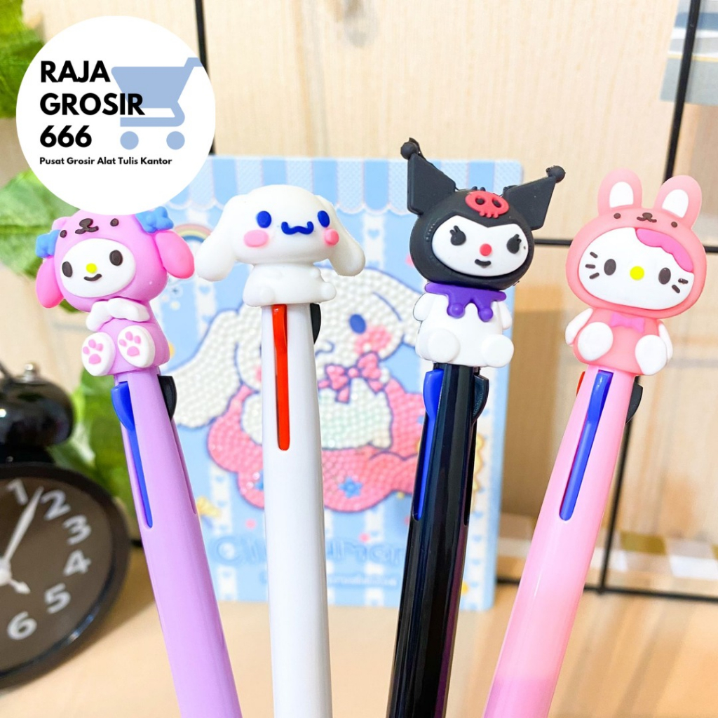 

PULPEN 3 WARNA SANRIO TINTA HITAM BIRU MERAH SOUVERNIR COD TERMURAH BAGUS LUCU IMUT ALAT-ALAT SEKOLAH AESTHETIC