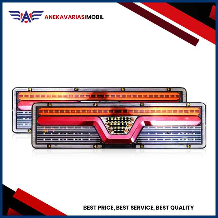 Stoplamp Lampu Belakang Truk LED 46 cm 24v Lampu Variasi Truk