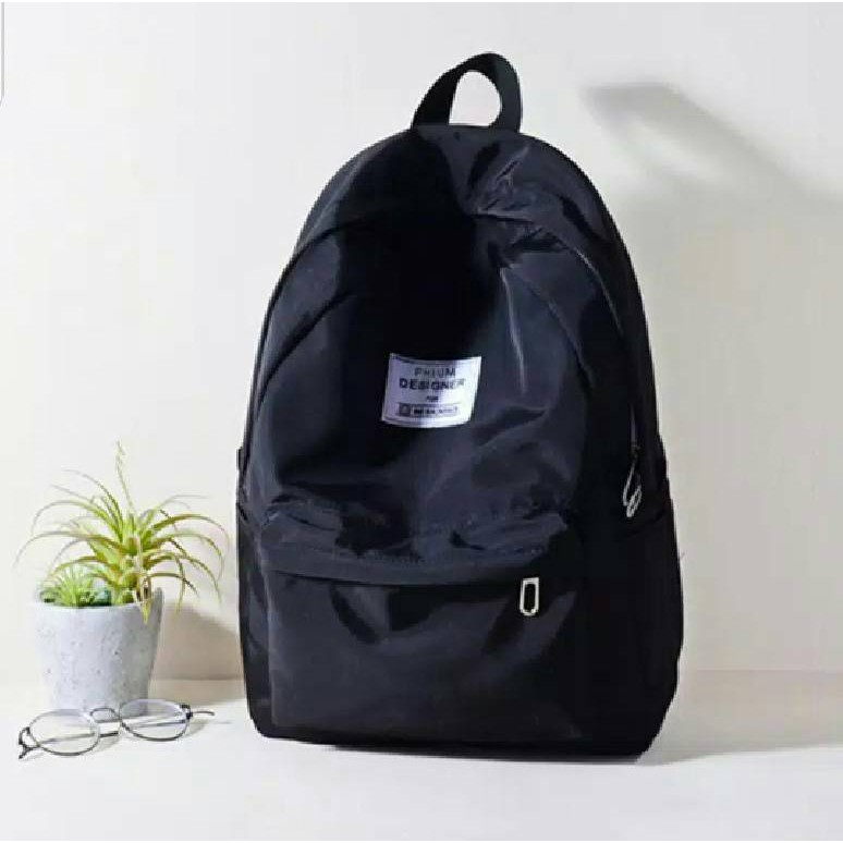 TAS HITAM TRAVEL RENANG untuk bawa  BAJU RANSEL  ke SEKOLAH KERJA KULIAH PRIA WANITA COWOK CEWEK TER