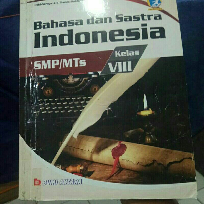 BUKU BEKAS BAHASA DAN SASTRA INDONESIA 2 SMP