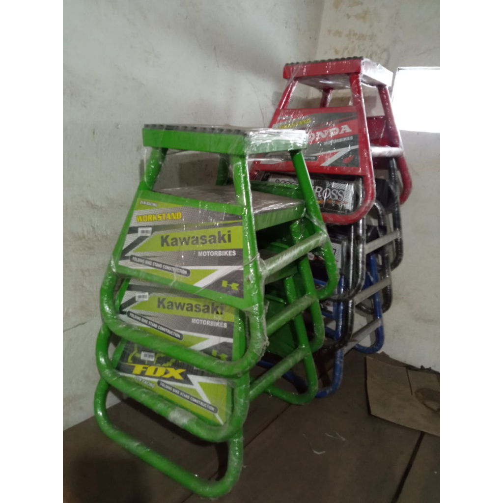 WorkStand Work Stand Standar Paddock Pedok Motor Trail Tril KLX D'tracker CRF Dtracker KTM MotoCross