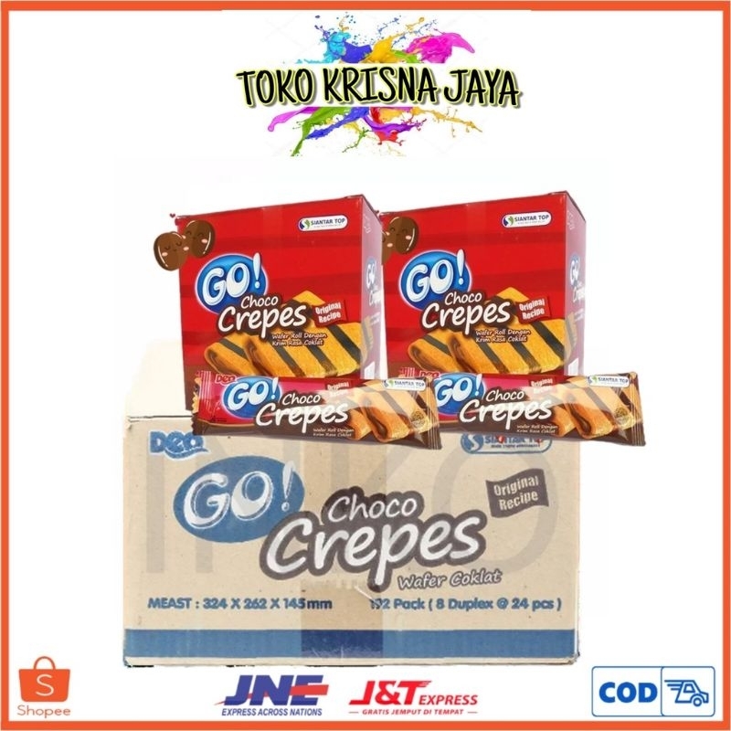 

1 DUS SIANTAR TOP DEO GO! CHOCO CREPES NETTO 8 BOX X 24 PCS X 9 GR