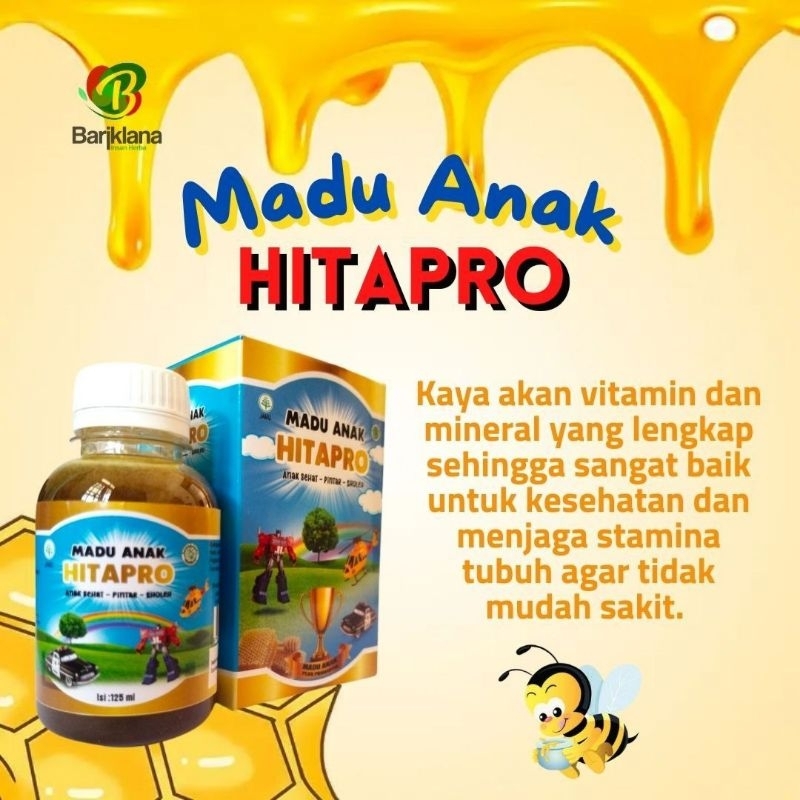 

( BISA COD ) Madu Best Seller | MADU HITAPRO | Penambah Nafsu Makan