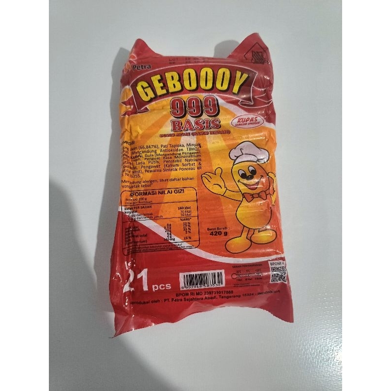 

Geboooy sosis basis 999