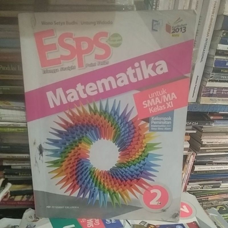 buku SPS matematika untuk SMA kelas 2-11/X1 erlangga