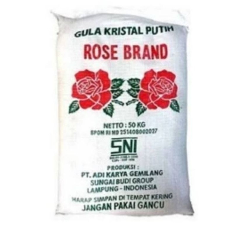 

gula pasir,gula kristal putih rose brand