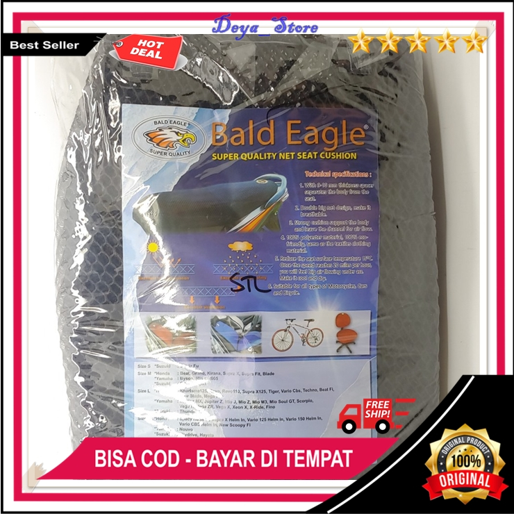 Sarung Jok Jaring Motor Ukuran XXL Pcx 150 Ori Sarung Jaring Jok Motor Aerox Freego Brand Bald Eagle