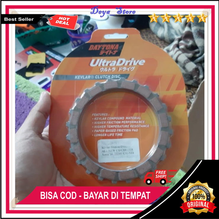 Kampas Kopling Plat Racing Daytona Honda CB150R LED Ori Kampas Kopling Daytona Sonic 150 CBR 150 LED