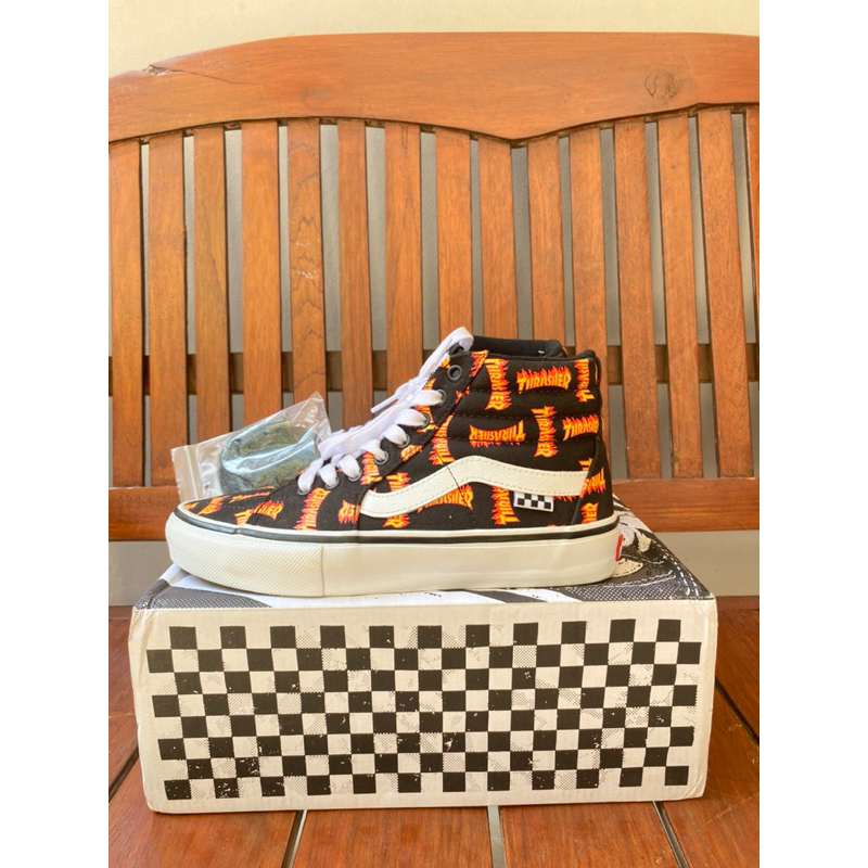 Vans sk8-hi pro skate x thrasher