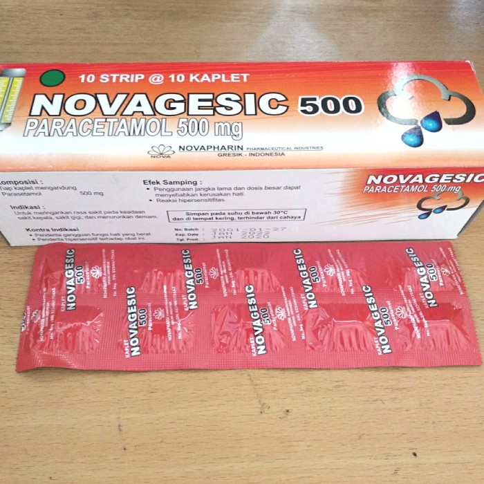 Novagesic 500 mg 10 Kaplet