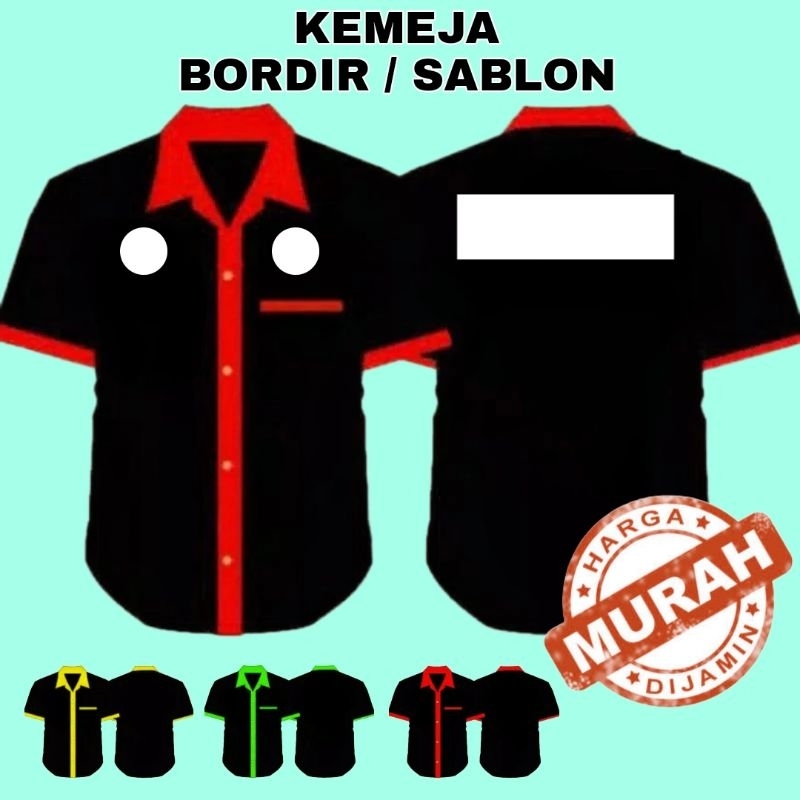 KEMEJA PDH custom bordir/sablon satuan