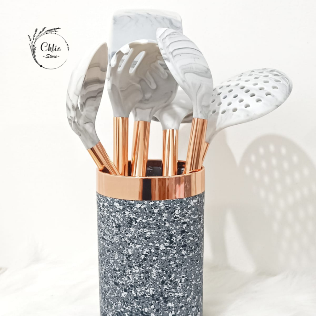 (CH) Alat Masak Sultan Silikon Sutil Silikon Motif Satu Set Alat Masak Silikon