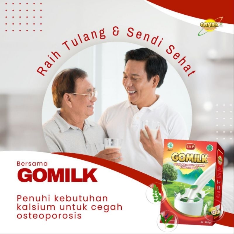 

GOMILK untuk pencegah Osteoporosis dan nyeri sendi