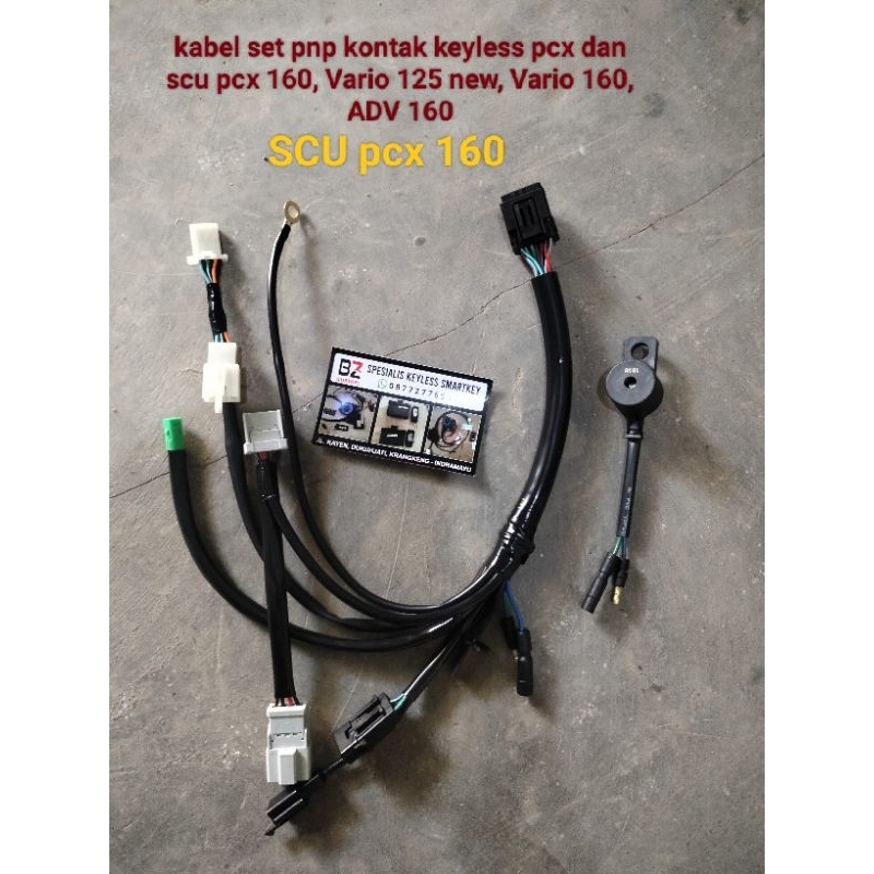 kabel keyless kabel set pcx 150 atau 160 pnp Scoopy Vario Beat deluxe dll
