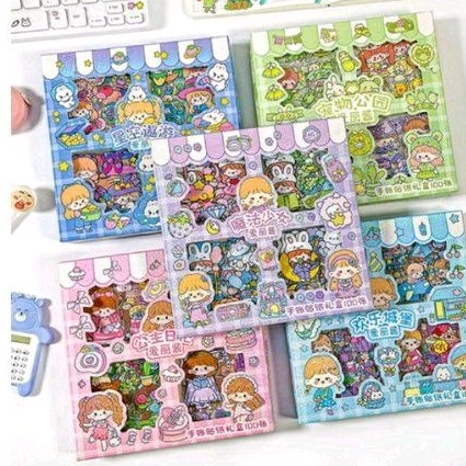 

stiker viral sticher isi 100 anti air ready barang bisa cod