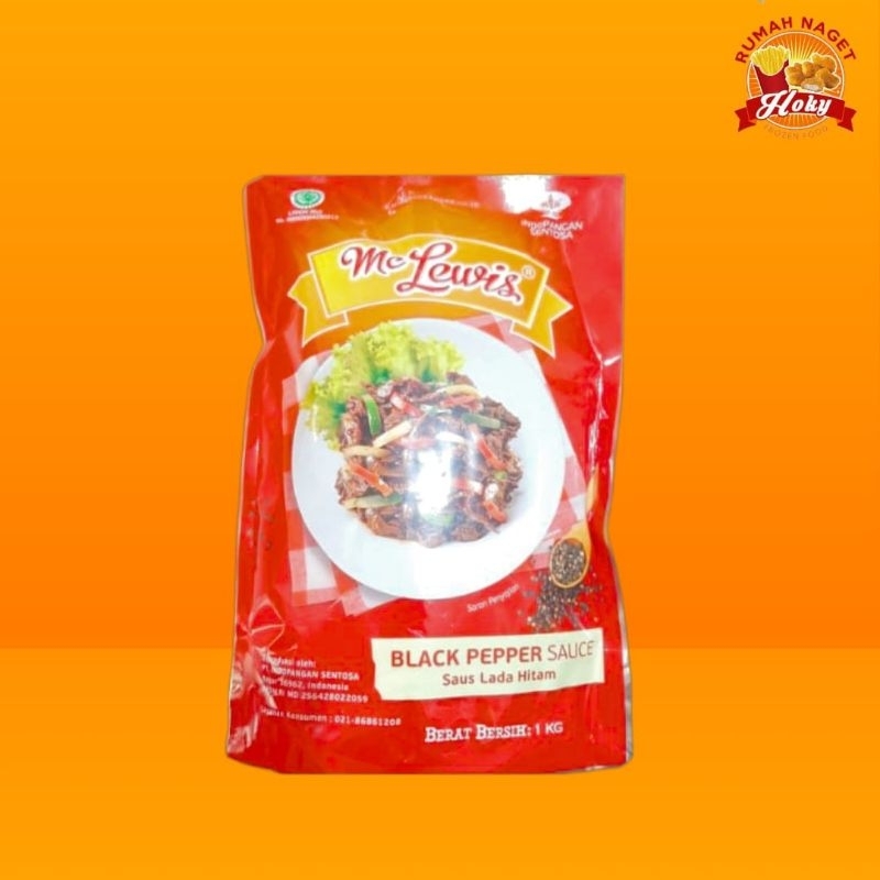 

Mc Lewis Black Pepper / Saus Lada Hitam 1 kg