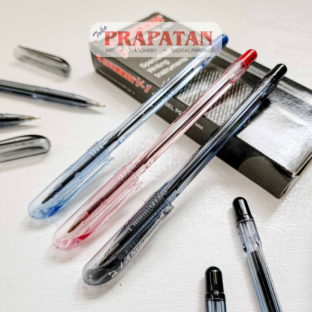 Snowman Ball Pen V-1 Medium | Ballpoint | Pulpen Pena