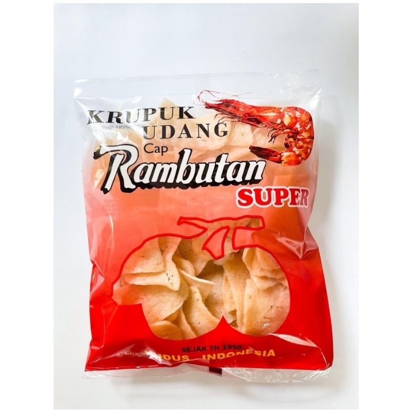 

Kerupuk Udang/Krupuk Udang Cap Rambutan Super (Kecil) - 250gr