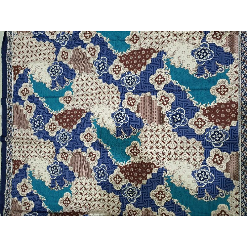 Kain batik katun stretch / kain batik katun melar stengah meter