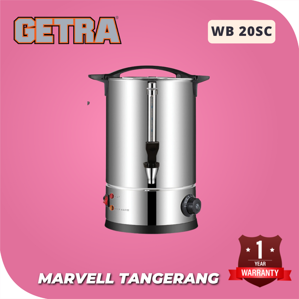 Cylinder Water Boiler Teko Pemanas Air Listrik GETRA WB 20SC