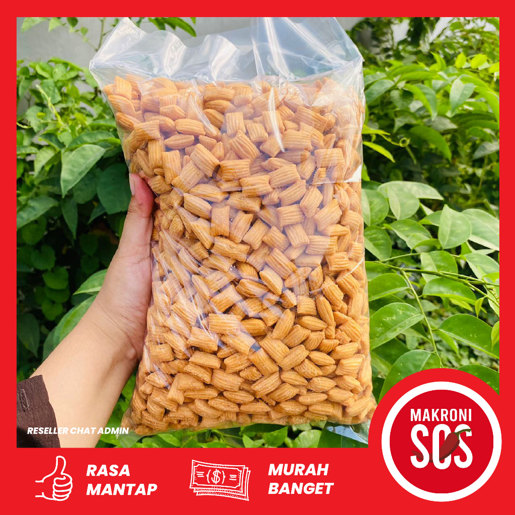 

Makaroni SOS - Pang-Pang Jajan Jadul Kemasan 1Kg