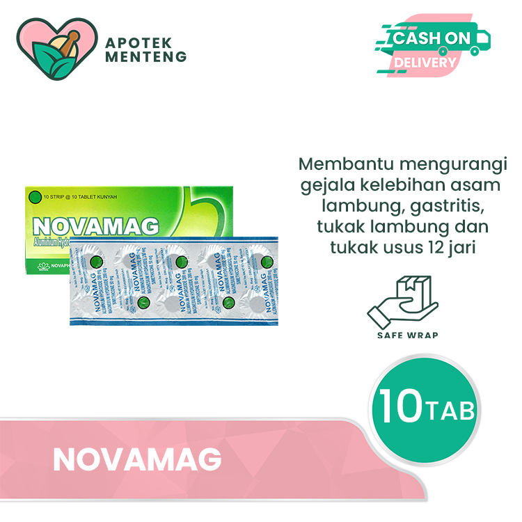 Novamag 10 Tablet - Obat Sakit Maag dan Asam Lambung