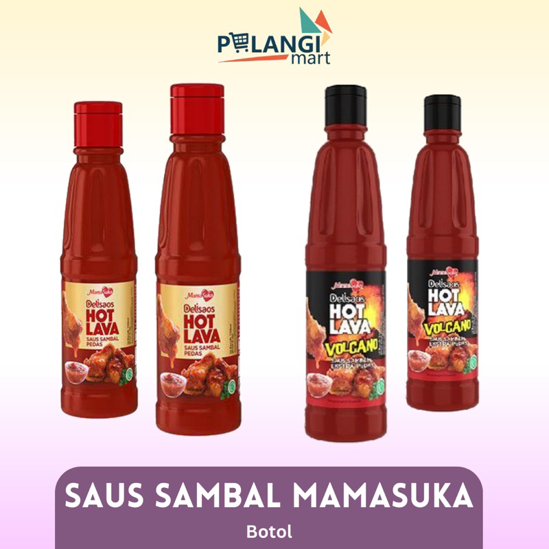

SAUS SAMBAL HOT LAVA MAMASUKA BOTOL 130 ML
