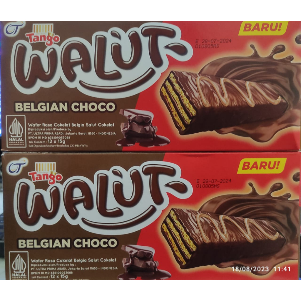 

TANGO WALUT BELGIAN CHOCO ISI 12 PCS