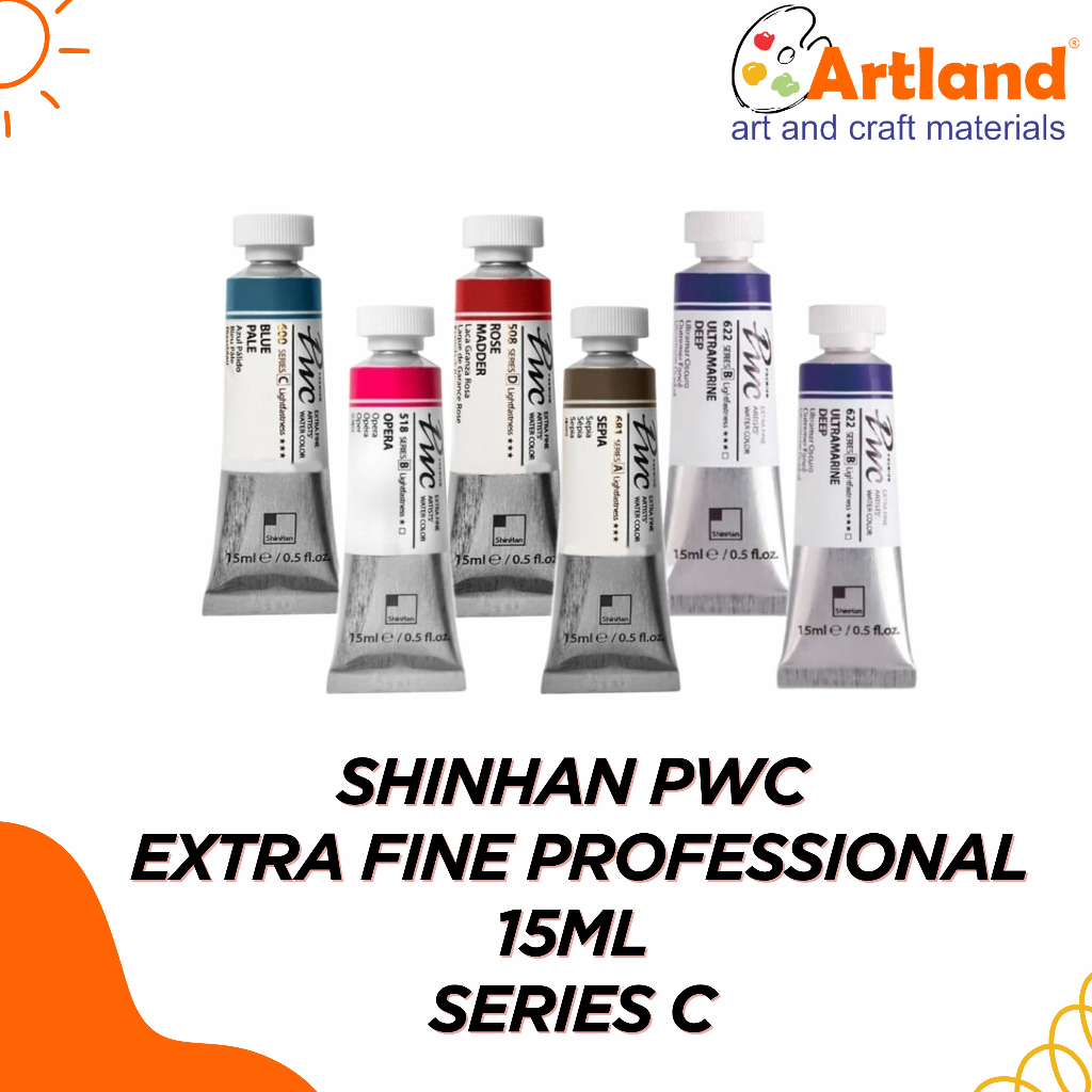 

ShinHan PWC Extra Fine Professional Watercolor Tubes 15ml Series C