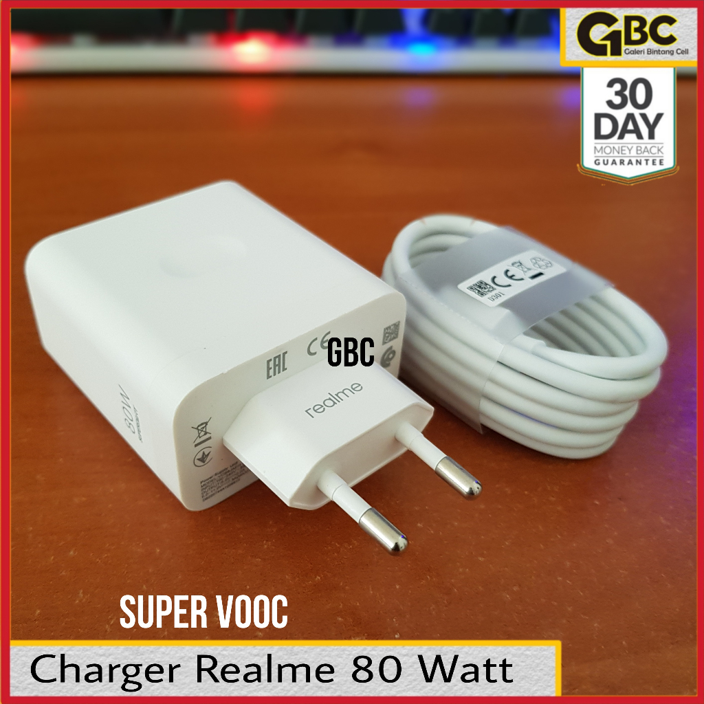 Charger Realme Q2 Pro Super DART Ori 100% Casan Realme GT 5G ORIGINAL80 Watt USC Type C