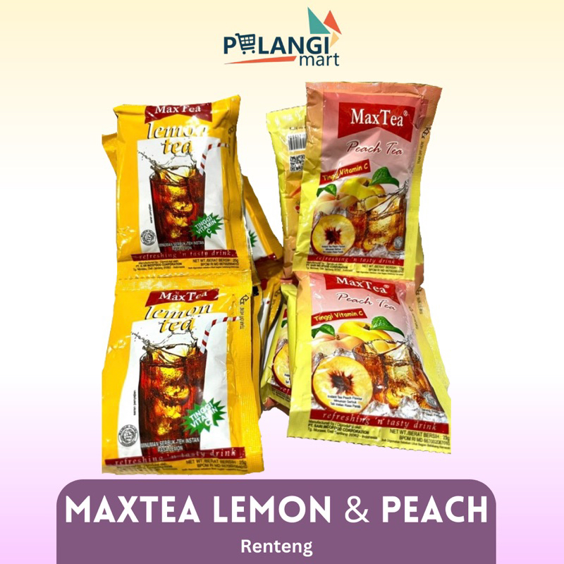 

MAXTEA LEMON TEA & PEACH TEA 10X23 GR