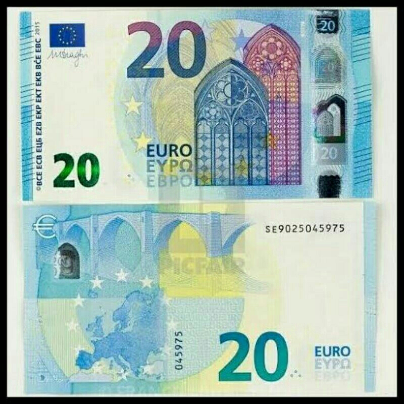20 Euro Asli Mulus 100%