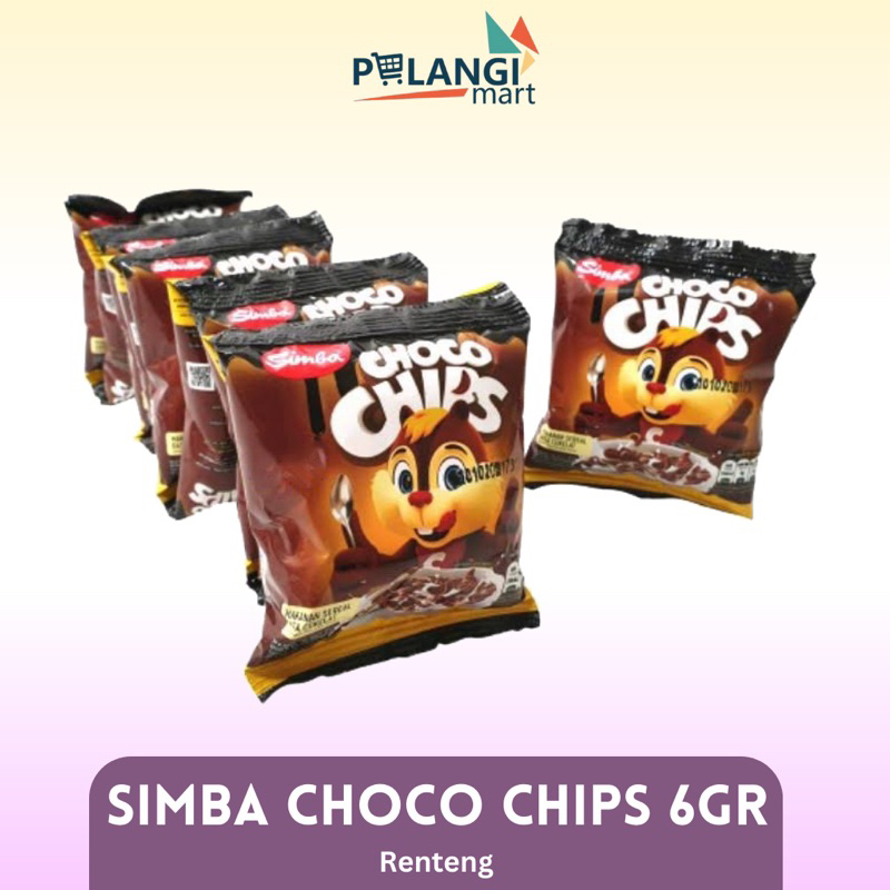 

SIMBA CHOCO CHIPS 10X6 GR