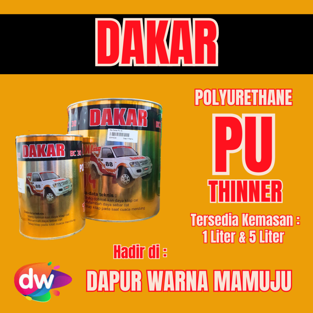 [Sulsel-Sulbar] Dakar Polyurethane Thinner (Thinner Dakar Emas)