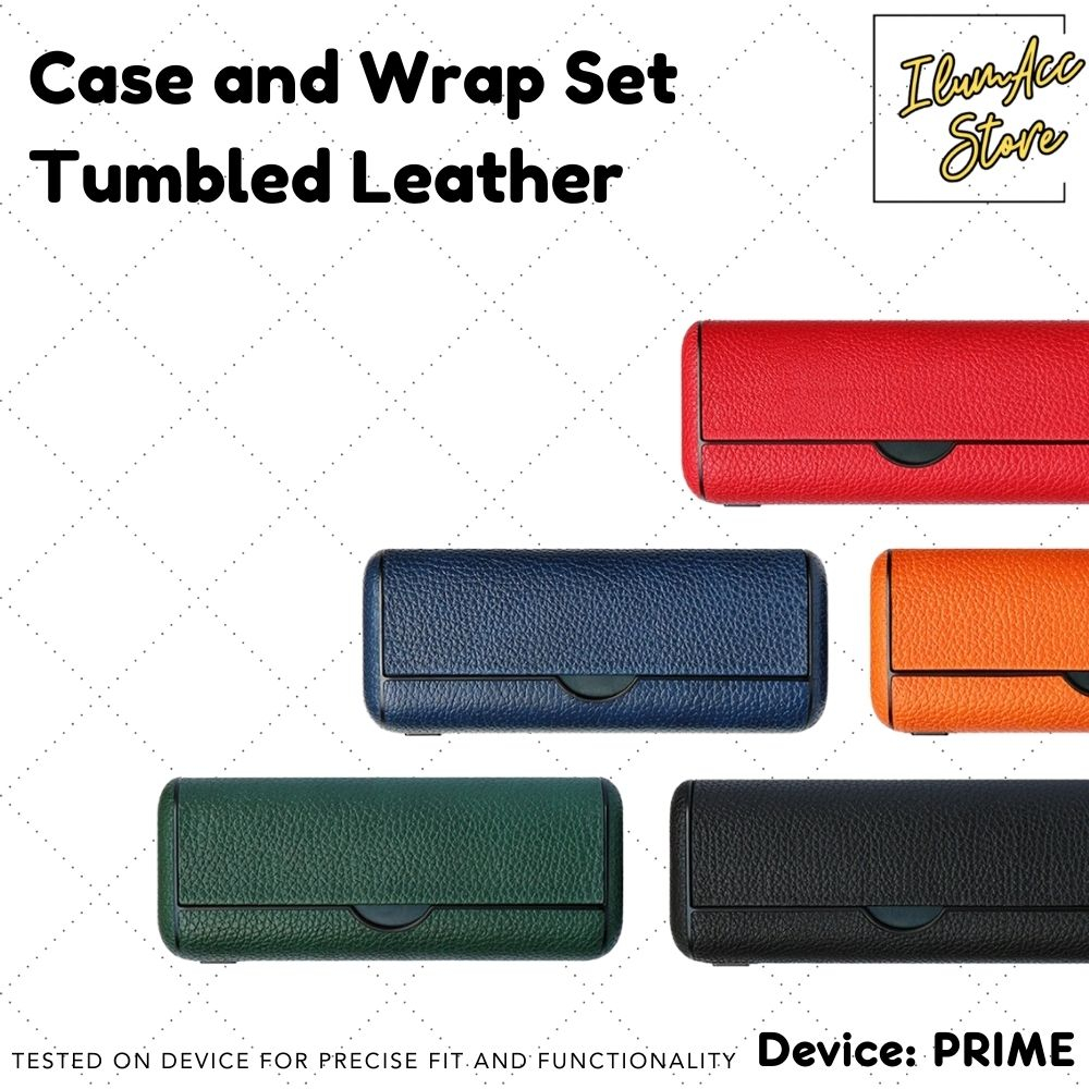 Leather Case and Wrap Replacement Set Tumbled Leather for x~IlumaPrime~x