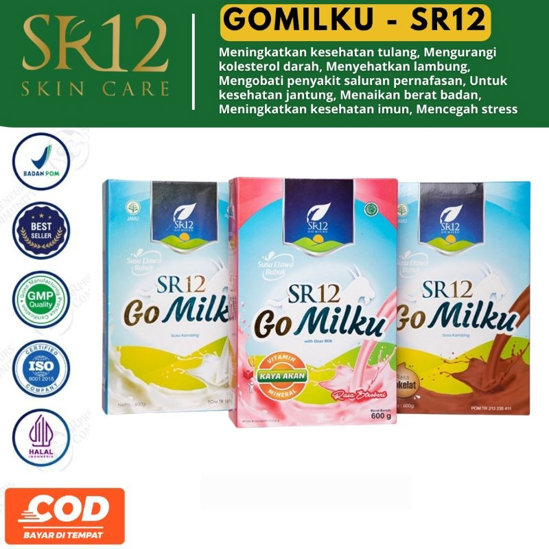 

[200gr] Gomilku SR12 / Susu Kambing Etawa SR12